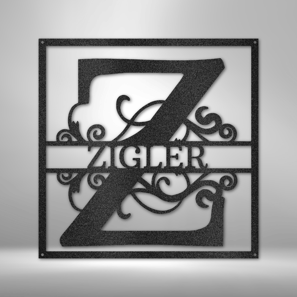 Split Monogram Daisy Split Square Monogram – Daisy Steel Co