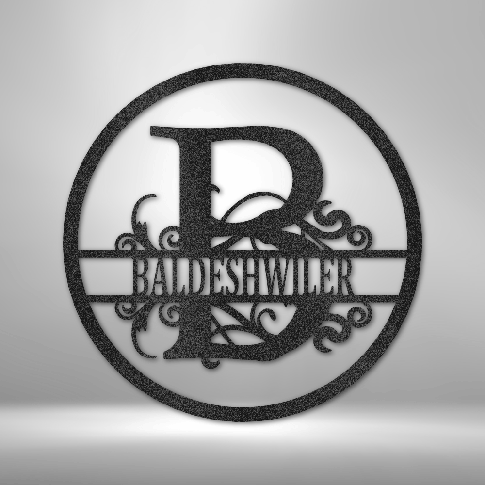 Split Monogram Daisy Split Circle Monogram – Daisy Steel Co